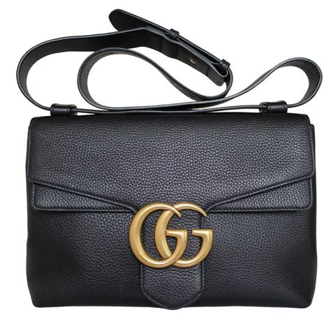 gucci marmont black silver hardware|Gucci black marmont crossbody.